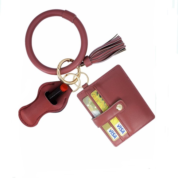 BIHRTC Wristlet Keychain Bracelet Wallet for Women - Picture 2 of 8